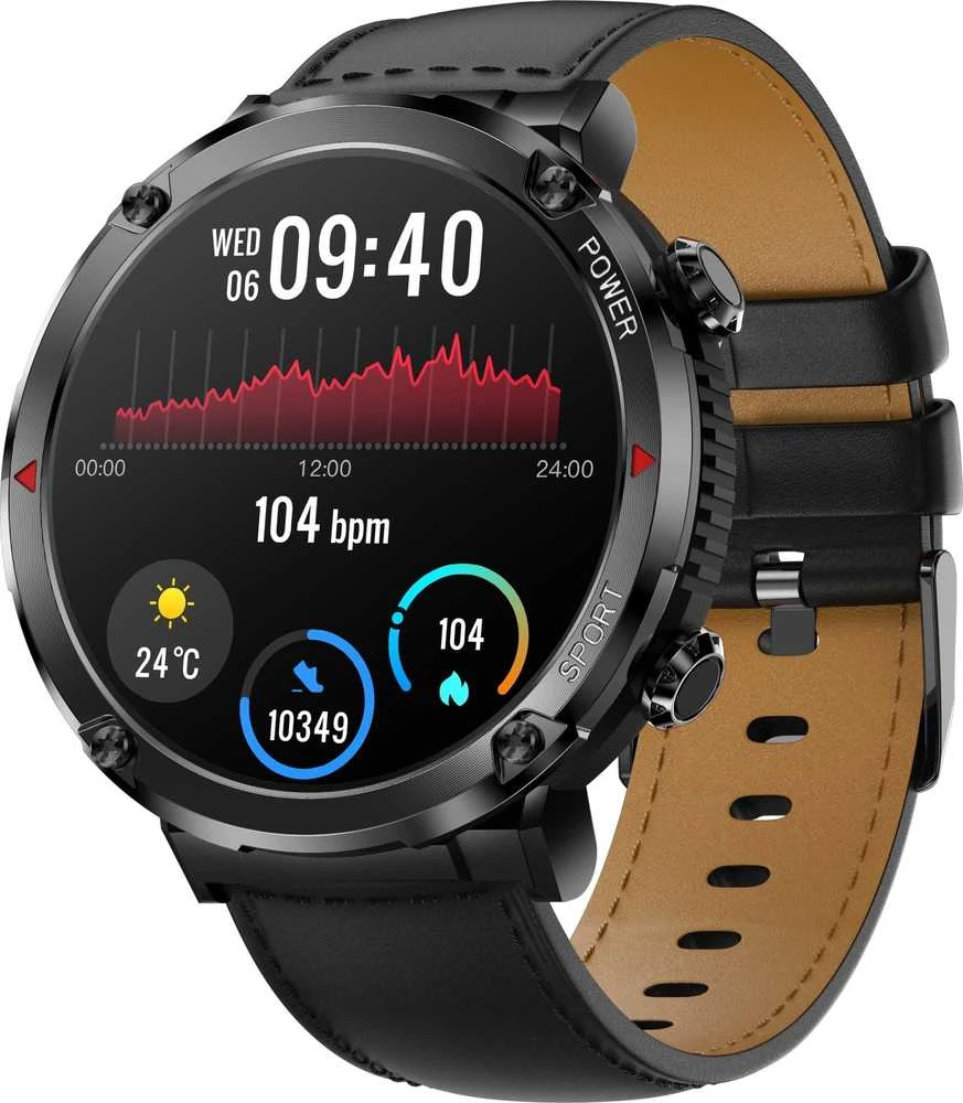 Išmanusis laikrodis MĘSKI GRAVITY GT21-3 - BLUETOOTH CALL, DODATKOWY PASEK (sg025c)
