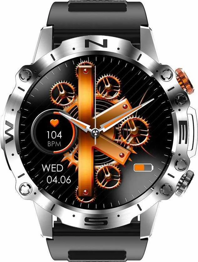 Išmanusis laikrodis MĘSKI GRAVITY GT20-2 - AMOLED, DODATKOWY PASEK (sg024b)