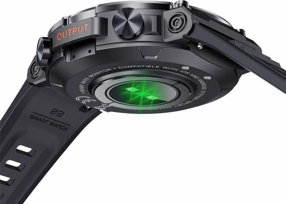 Išmanusis laikrodis Gravity GT7-2 Pro, Juodos spalvos