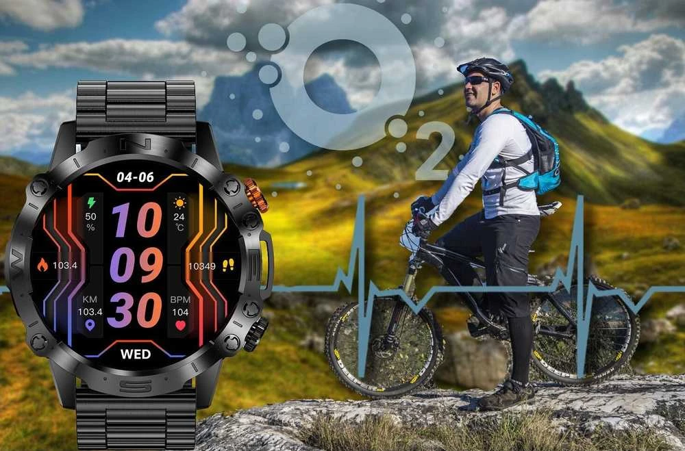GRAVITY GT20-1 MEN'S Išmanusis laikrodis - AMOLED, ADDITIONAL BELT (sg024a)