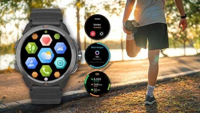 Išmanusis laikrodis „myPhone Hammer Watch 2“ juodas