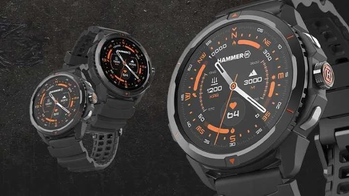 Išmanusis laikrodis „myPhone Hammer Watch 2“ juodas