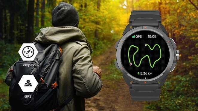 Išmanusis laikrodis „myPhone Hammer Watch 2“ juodas
