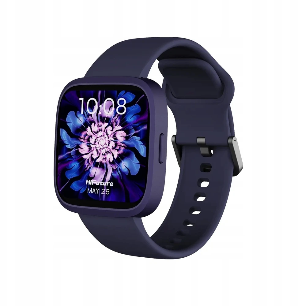 Išmanusis laikrodis „HiFuture Edge“ violetinis išmanusis laikrodis – „zegarek“