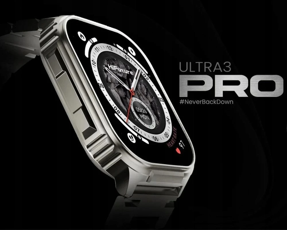 HiFuture Ultra3 Pro Išmanusis laikrodis - Sidabrinis