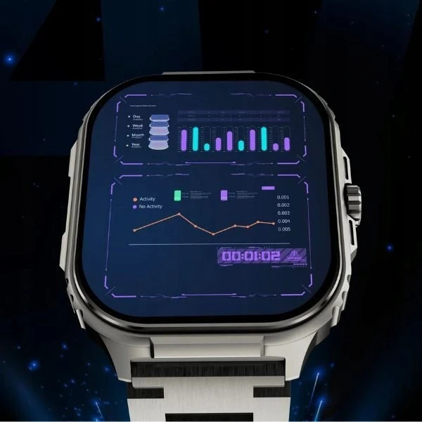 HiFuture Ultra3 Pro Išmanusis laikrodis - Sidabrinis