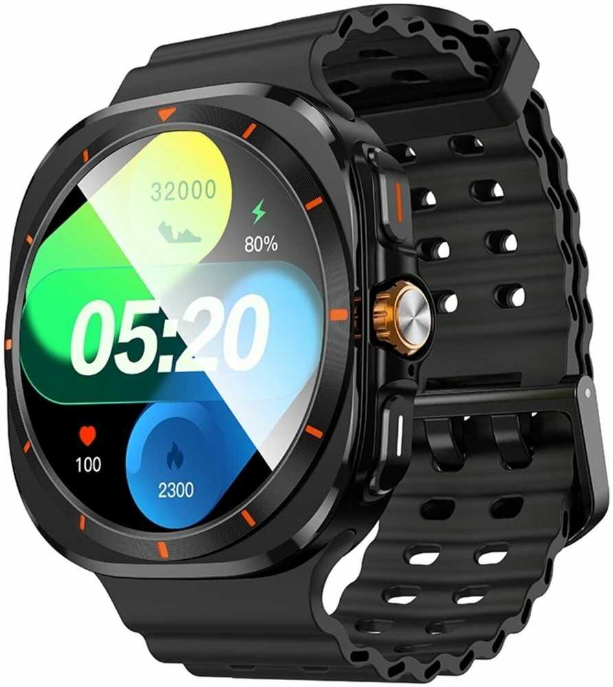 Išmanusis laikrodis Hoco 1,43" AMOLED GPS with call function Y37 juodas
