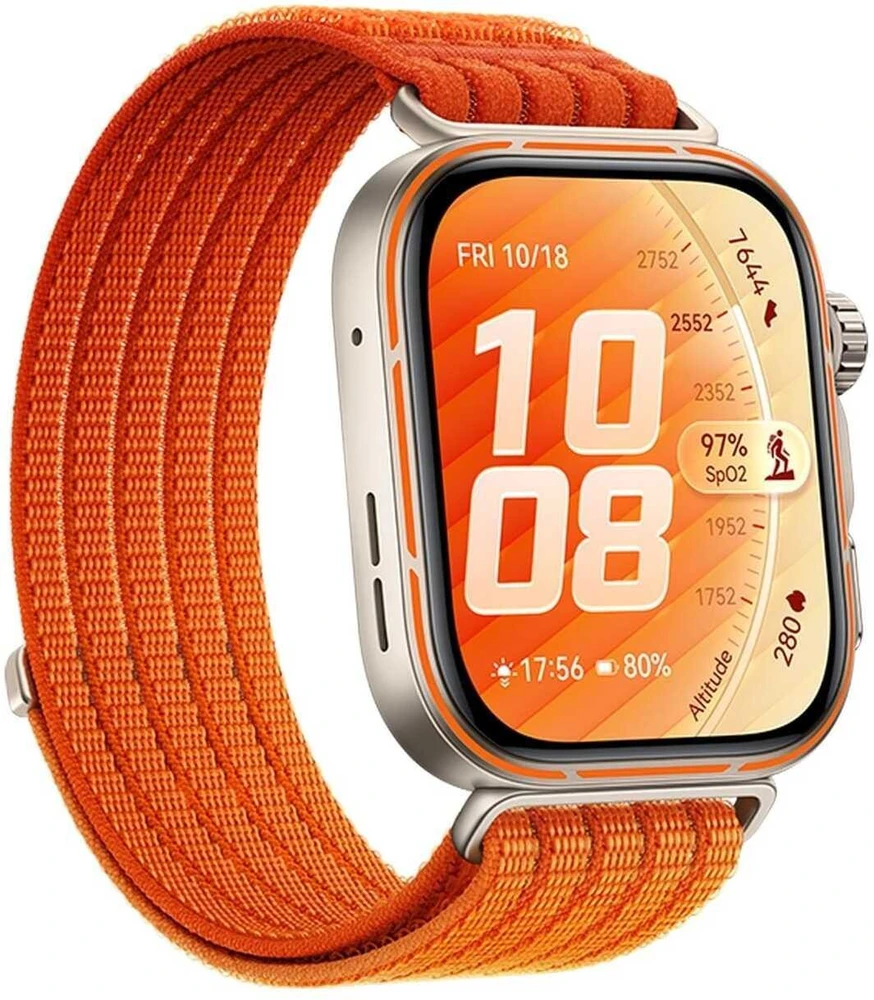 HUAWEI WATCH FIT 5 Pro Gradient Orange Nylon Strap