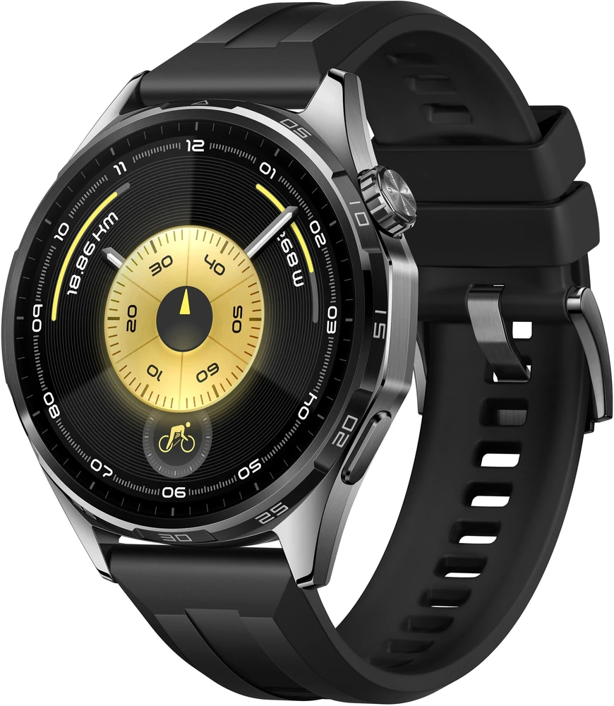 HUAWEI WATCH GT 6 46mm Black Fluoroelastomer Strap