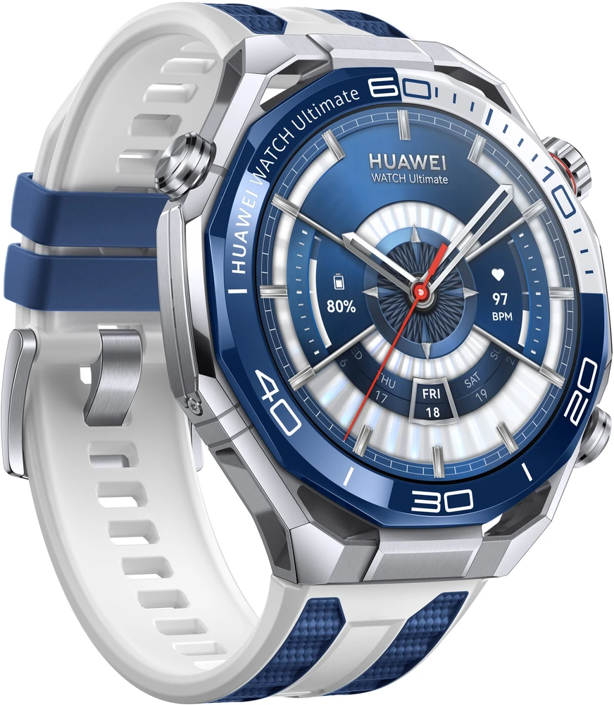 HUAWEI WATCH Ultimate 2 Blue Dual-color Fluoroelastomer Strap