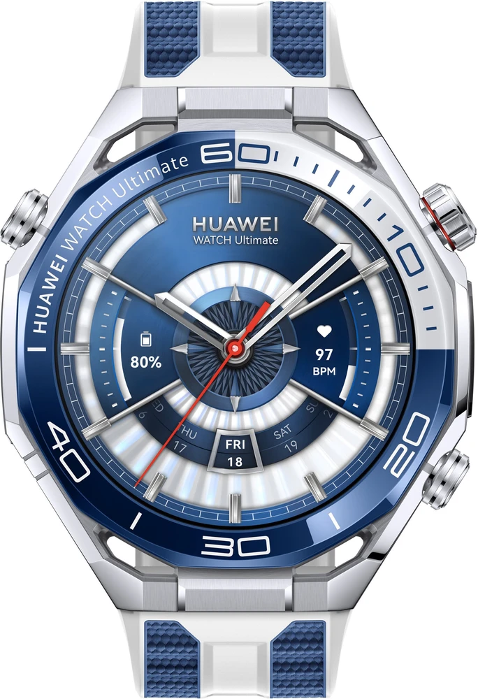 HUAWEI WATCH Ultimate 2 Blue Dual-color Fluoroelastomer Strap