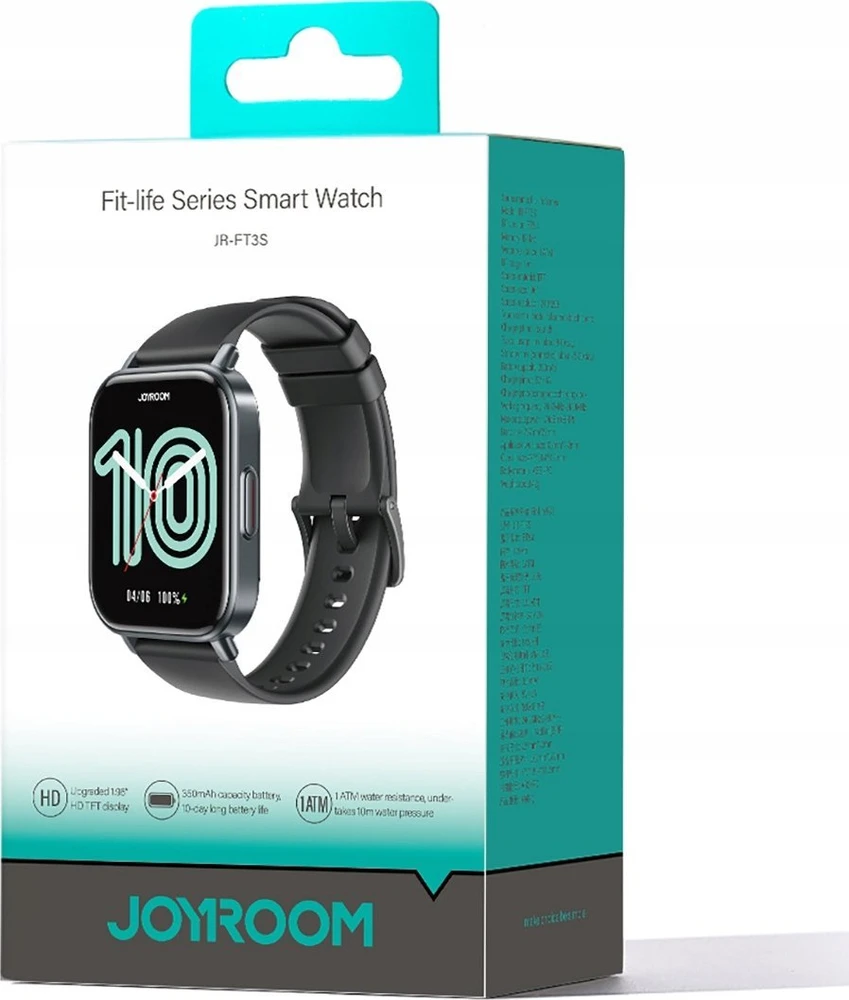 Išmanusis laikrodis Joyroom JR-FT3S Fit-Life Series (Make/Answer Call) Kosminė pilka
