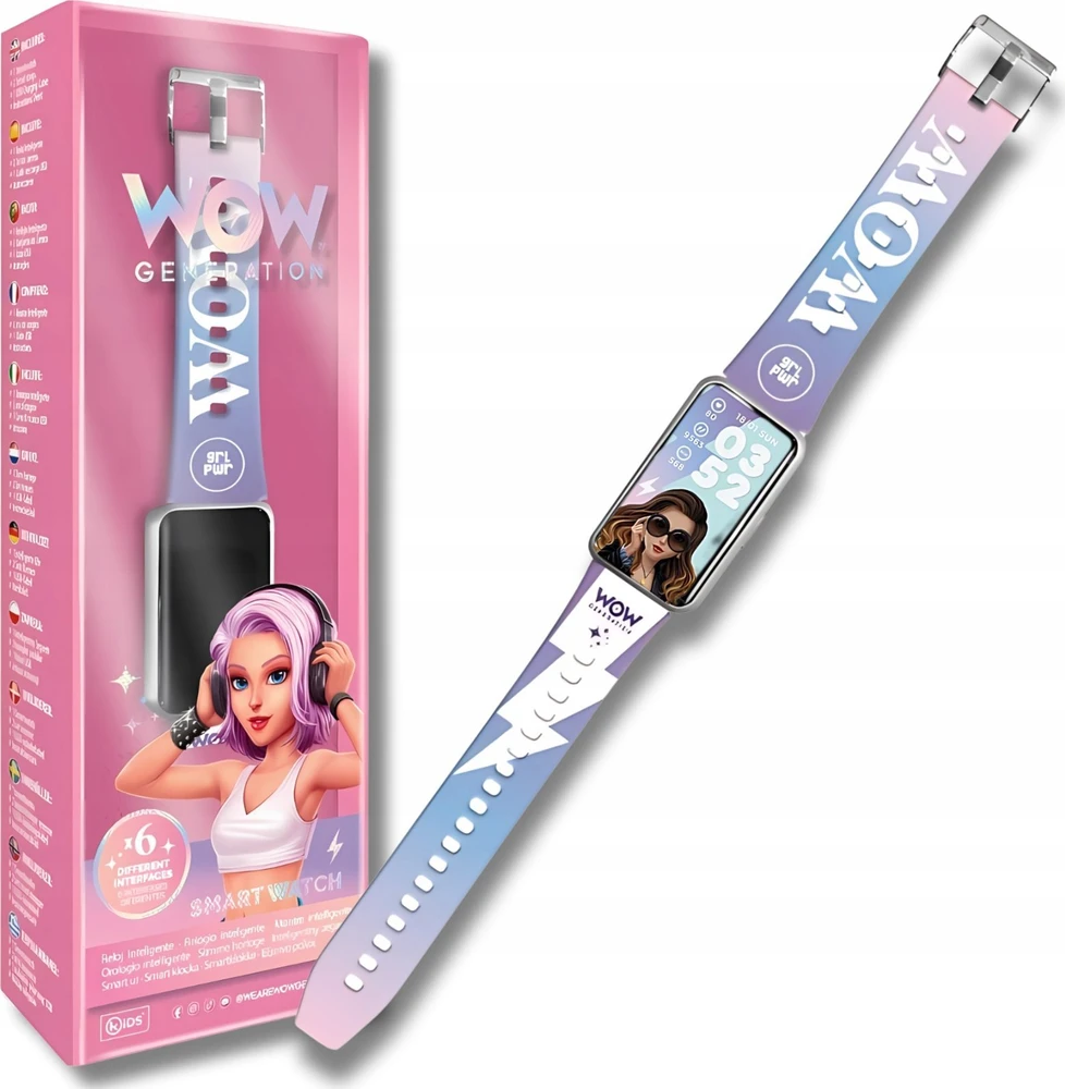 Išmanusis laikrodis Kids Licensing Vaikų licencijavimas „WoW Generation WOW00025“