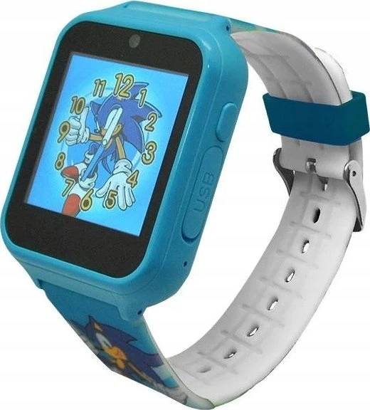 Kids Licensing „Sonic“ išmanusis laikrodis su 10 funkcijų, SNC4055, mėlynas