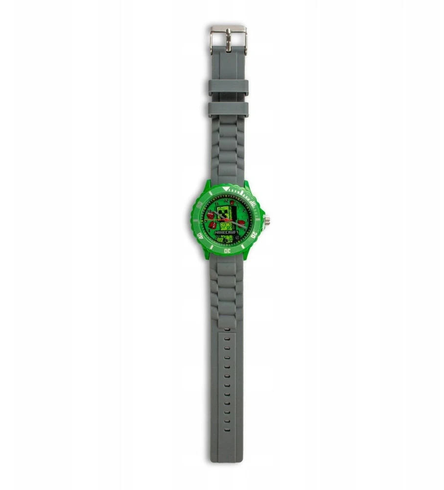 Išmanusis laikrodis Kids Licensing KIDS Laikrodis Analoginis Klasikinis Vaikiškas Minecraft Silikoninis Dirželis Vaikams / Min4384 (SB12326)