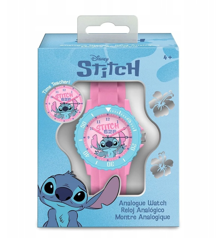 Išmanusis laikrodis Kids Licensing KIDS Vaikiškas klasikinis analoginis laikrodis Lilo ir Stitch vaikams / Las9032 (SB12329)