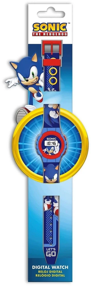 Išmanusis laikrodis KIDS Skaitmeninis laikrodis Sonic The Hedgehog vaikams ant rankos vyrams vaikui / So00050 (SB12268)