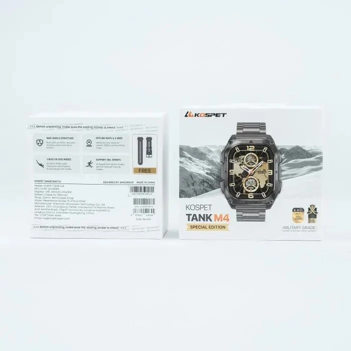 Išmanusis laikrodis Kospet Tank M4 Special Edition Juodas (210000180T2)