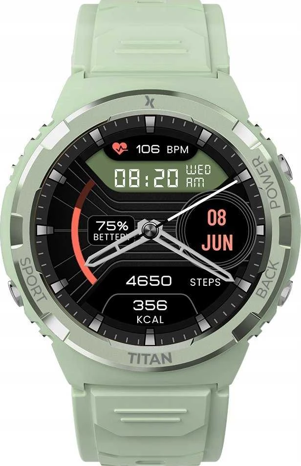 Išmanusis laikrodis Maxcom FW100 Titan Valkiria Žalias (MAXCOMFW100MINT)