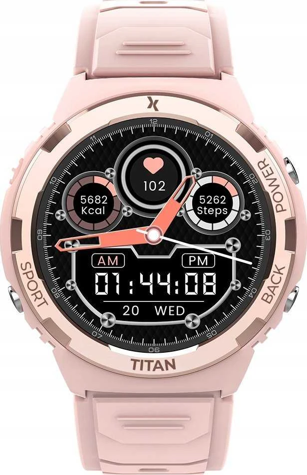 Išmanusis laikrodis Maxcom FW100 Titan Valkiria Rožinė (MAXCOMFW100PINK)