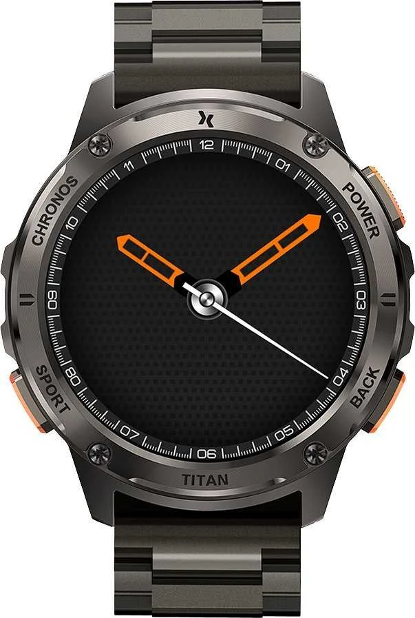 Maxcom Išmanusis laikrodis fw110 titan chronos juoda