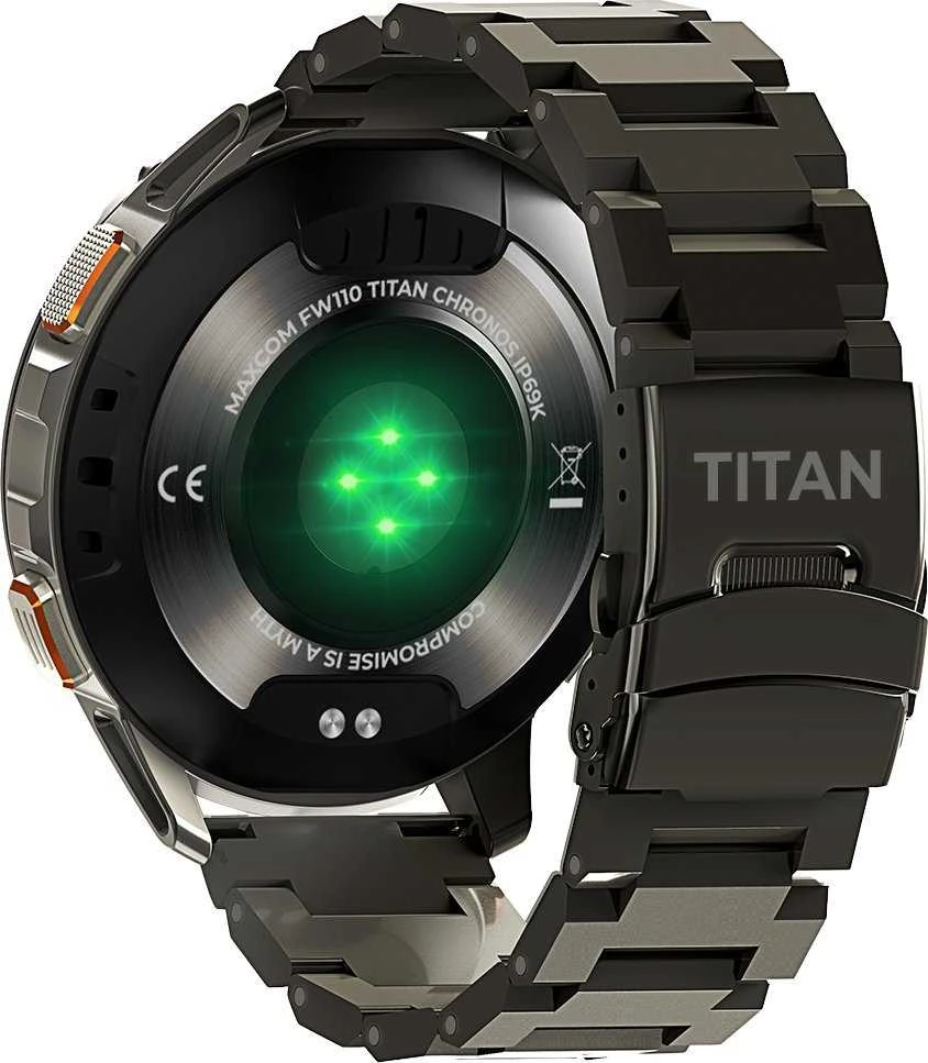 Maxcom Išmanusis laikrodis fw110 titan chronos juoda