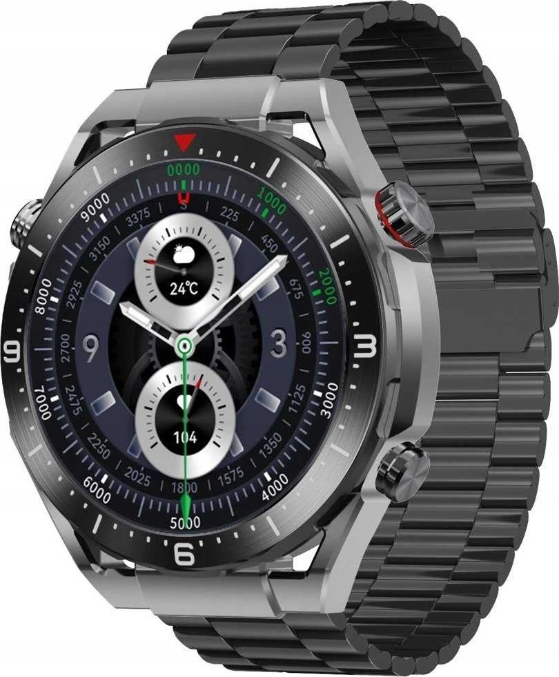 Ecowatch Išmanusis laikrodis EW01 juoda