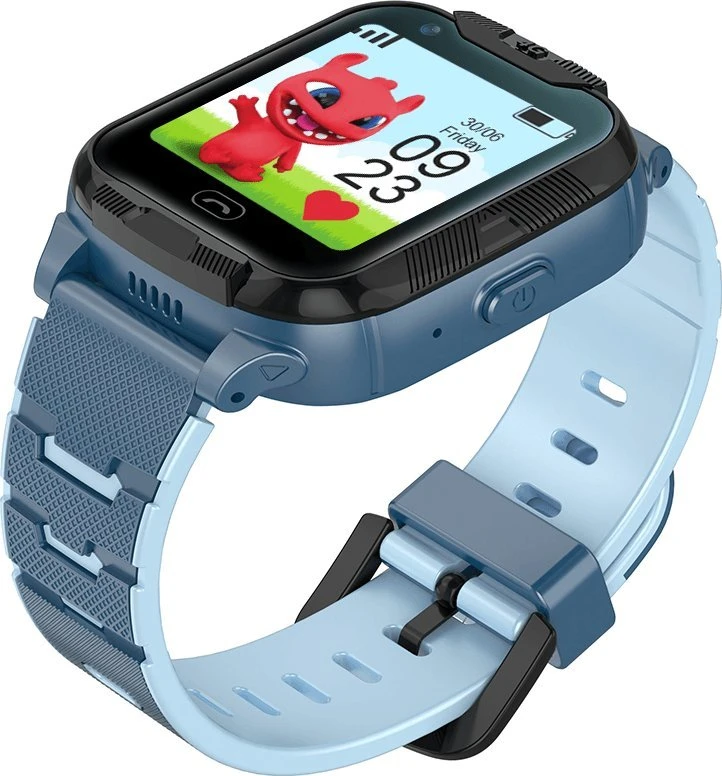 Išmanusis laikrodis Maxlife 4G GPS WiFi MXKW-350, Mėlynos spalvos