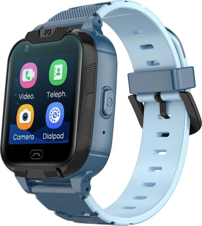 Išmanusis laikrodis Maxlife 4G GPS WiFi MXKW-350, Mėlynos spalvos