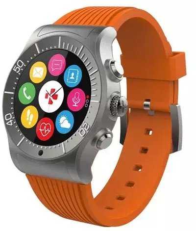 Išmanusis laikrodis MyKronoz ZeSport Tytanowy/Oranžinė (KRZESPORT-TITANIUM/Oranžinis)