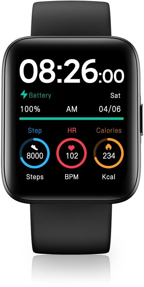 Išmanusis laikrodis Carruzzo Niceboy GTX GPS 4,52 cm (1.78″) AMOLED Skaitmeninis 368 x 448 pikseliai Lietimui jautrus ekranas Juoda GPS (palydovinis)
