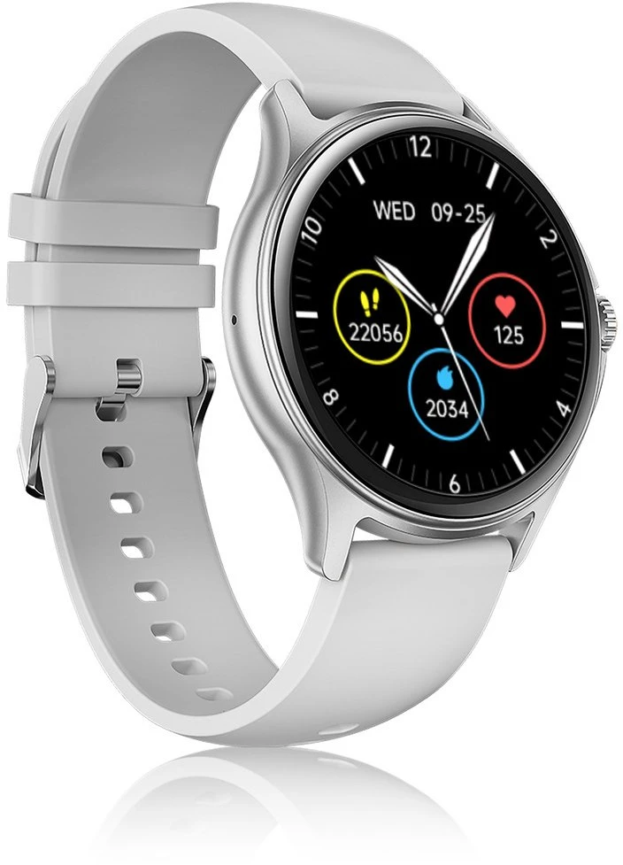 Išmanusis laikrodis Niceboy Watch Pixel 2 Sidabrinė (17379)
