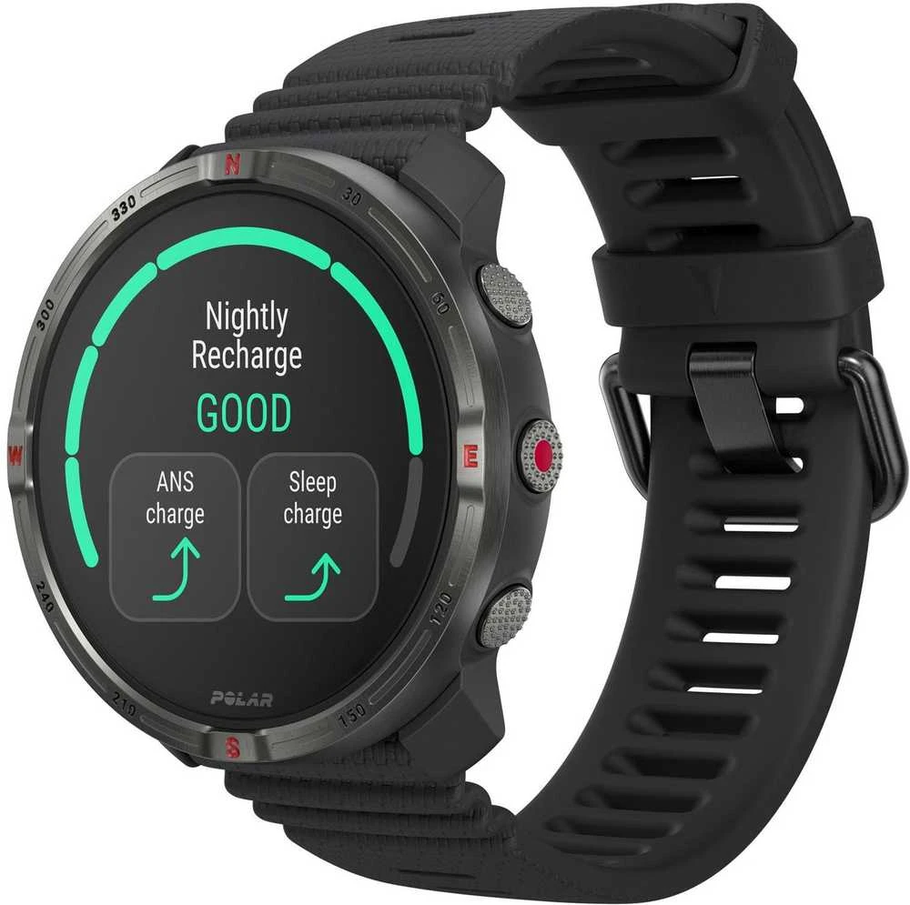 Išmanusis laikrodis Polar Grit X2 Juodas S-L