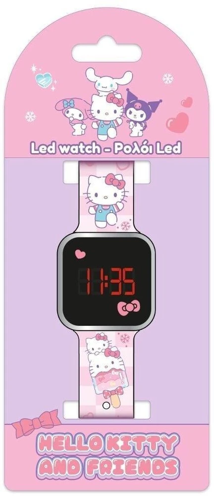 Išmanusis laikrodis Pulio DIAKAKIS zegarek cyfrowy LED HelloKitty 73020
