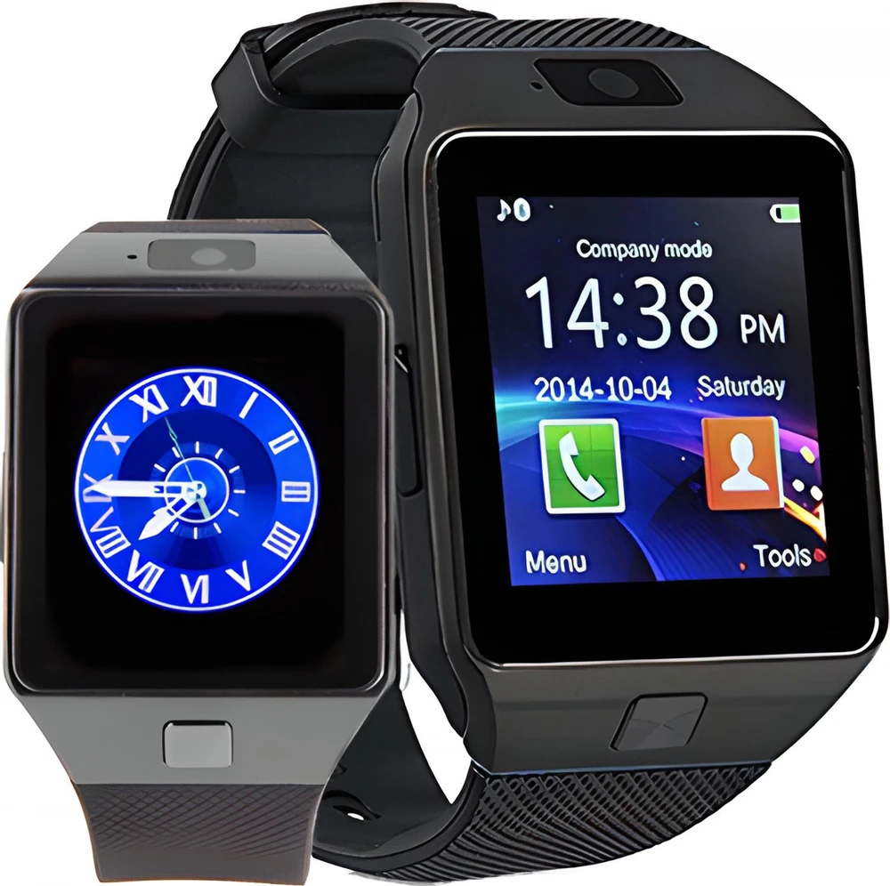 Smartwatch Išmanusis laikrodis Išmanusis laikrodis su lenkų meniu, SIM kortelė, SD kortelė, IPS LCD ekranas, skambučiai