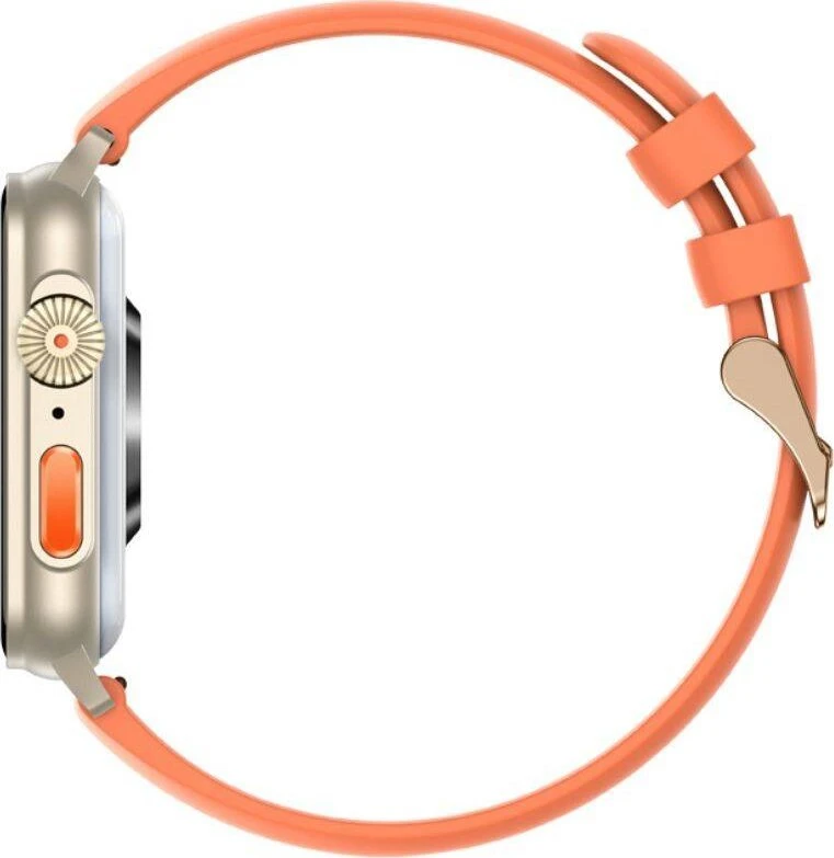 Išmanusis laikrodis moterims RUBICON RNCF06 Titano/Oranžinė SMARUB221