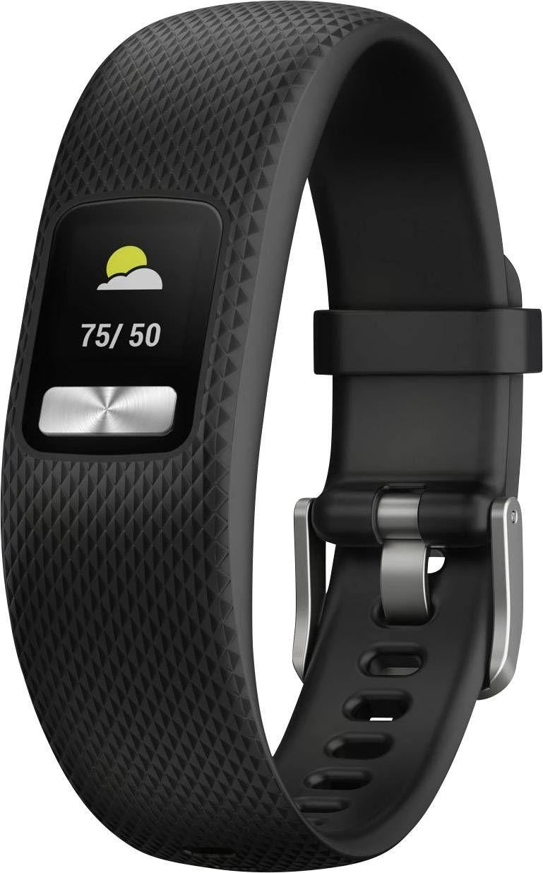 Išmanioji apyrankė Garmin vivofit 4,  S/M dydžio, Juodos spalvos