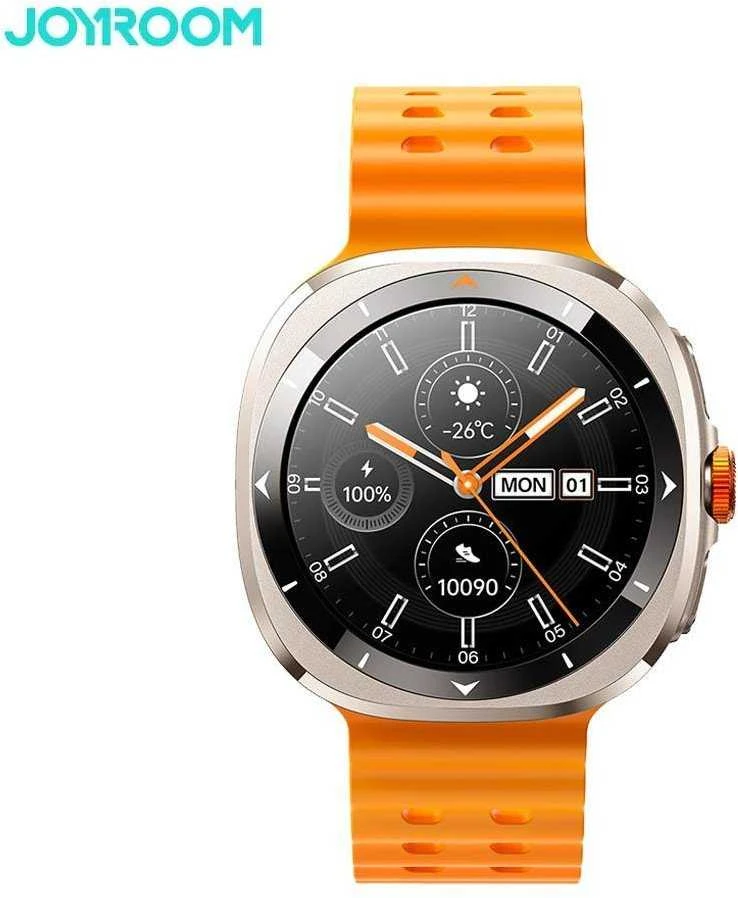 Joyroom Venture serijos JR-FV2 sportinis išmanusis laikrodis su skambučių priėmimo funkcija – oranžinis