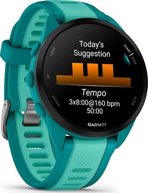 Išmanusis laikrodis Garmin Forerunner® 165 Music, Turkio / žalsvai mėlynos spalvos