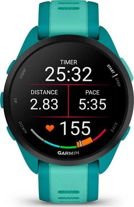 Išmanusis laikrodis Garmin Forerunner® 165 Music, Turkio / žalsvai mėlynos spalvos
