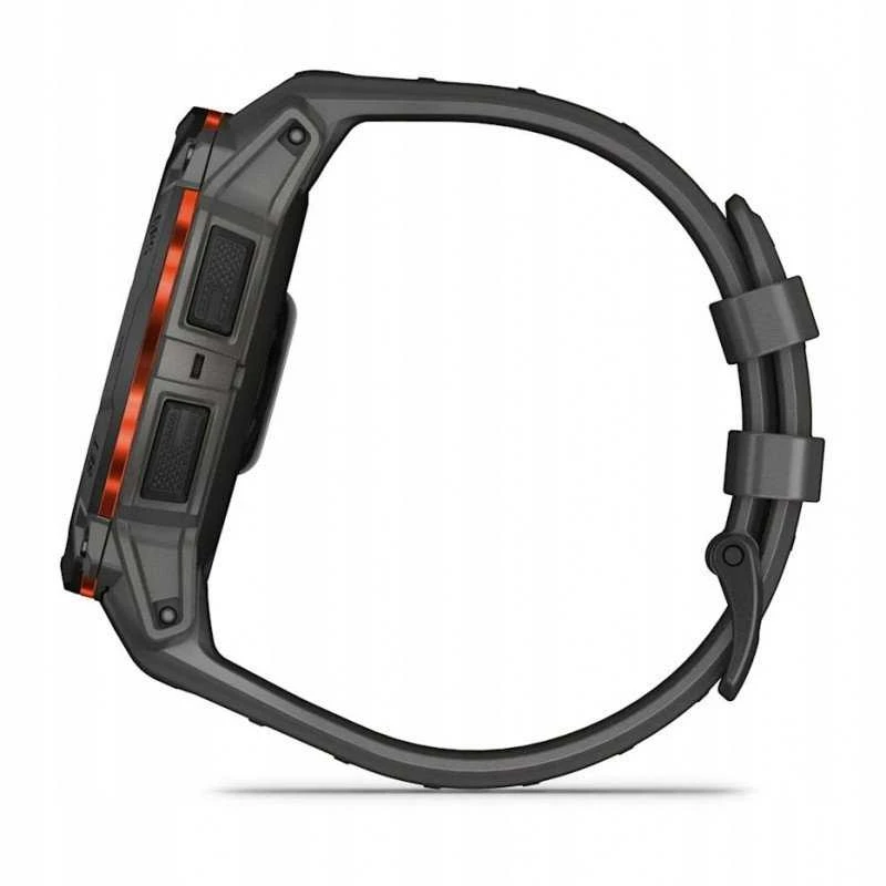 Išmanusis laikrodis Garmin Instinct 3 – 50 mm, Solar, juodas su anglies spalvos dirželiu