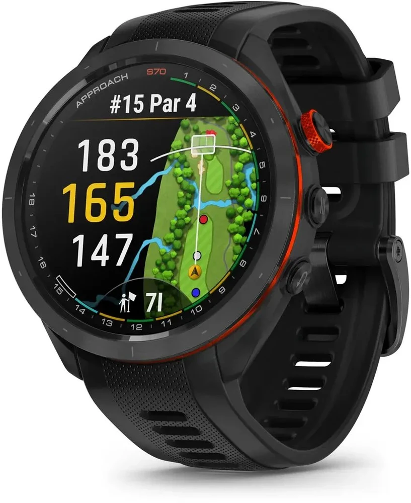 Išmanusis laikrodis Garmin Approach S70, 47mm, Golf GPS, Juodas, EU/AUS/NZ