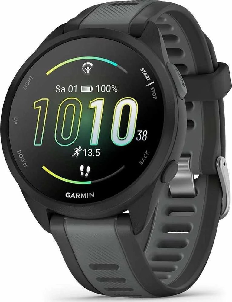 Išmanusis laikrodis Garmin Forerunner® 165 Juodos / pilkai melsvos spalvos