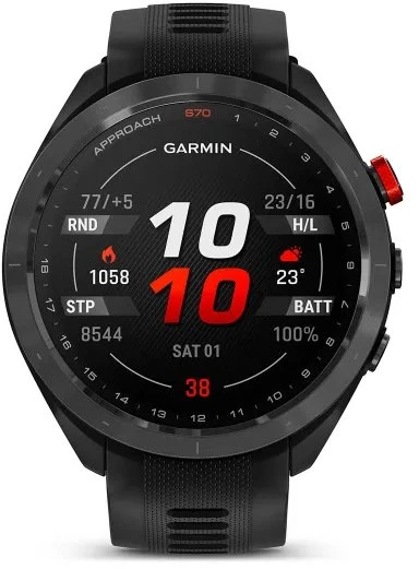 Išmanusis laikrodis Garmin Approach S70, 47mm, Golf GPS, Juodas, EU/AUS/NZ
