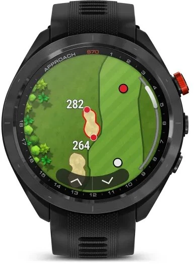 Išmanusis laikrodis Garmin Approach S70, 47mm, Golf GPS, Juodas, EU/AUS/NZ