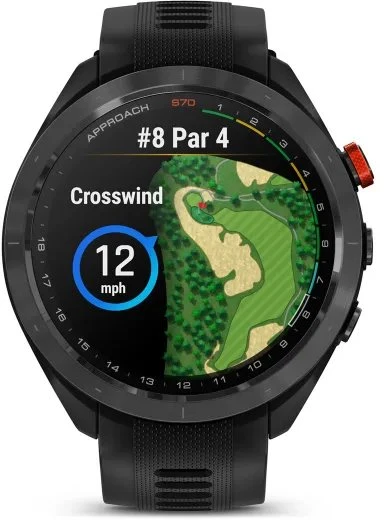 Išmanusis laikrodis Garmin Approach S70, 47mm, Golf GPS, Juodas, EU/AUS/NZ