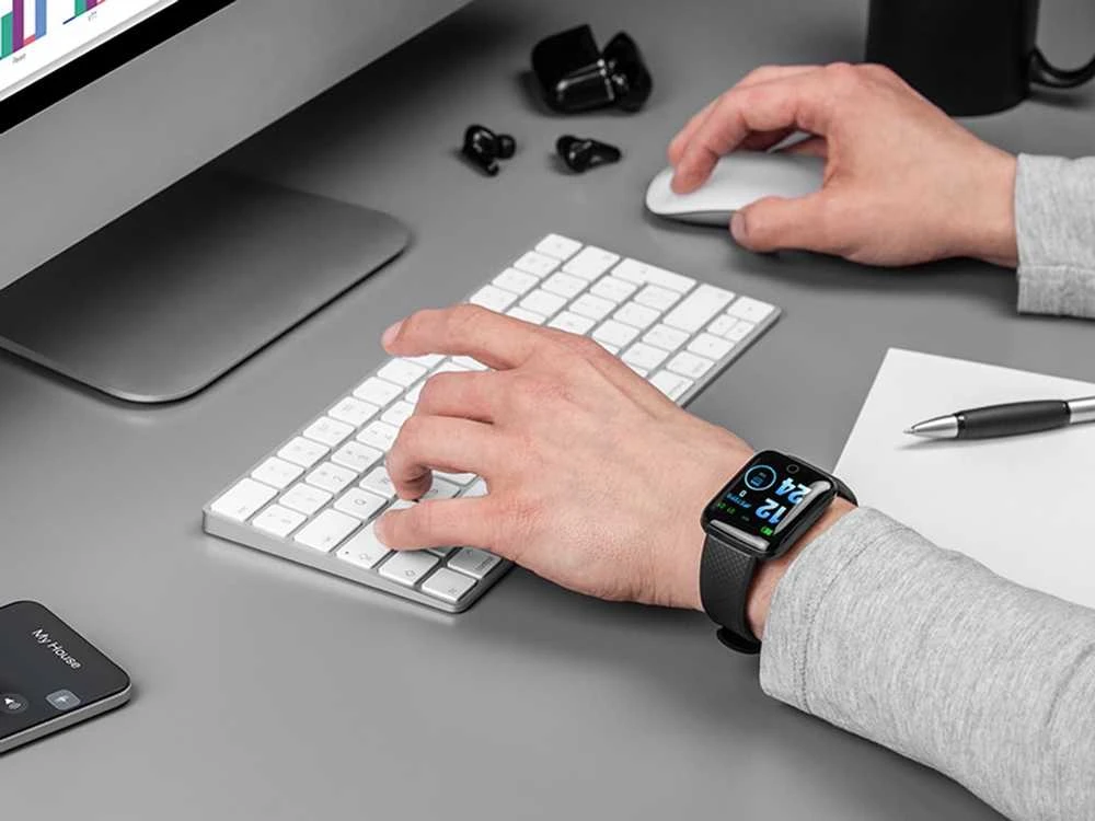 Išmanusis laikrodis Tracer T-Watch TW6 ECHO X, Juodos spalvos