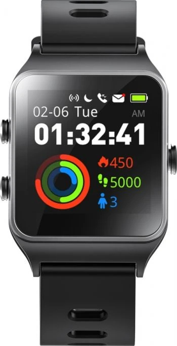 Išmanusis laikrodis Umax U-Band P1 PRO Juodas (UB521)