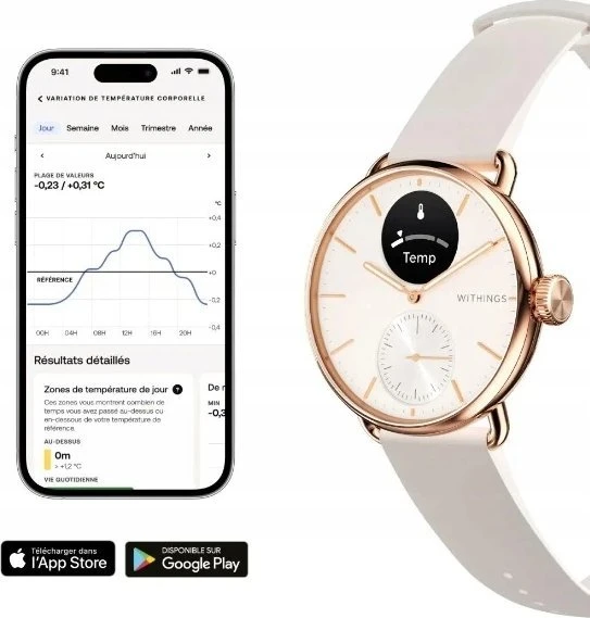 Withings ScanWatch 2/ 38mm Išmanusis laikrodis