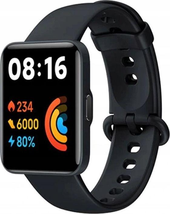 Išmanusis laikrodis Xiaomi Redmi Watch 2 Lite, Juodas su juodos spalvos  silikoniniu dirželiu | Varle.lt
